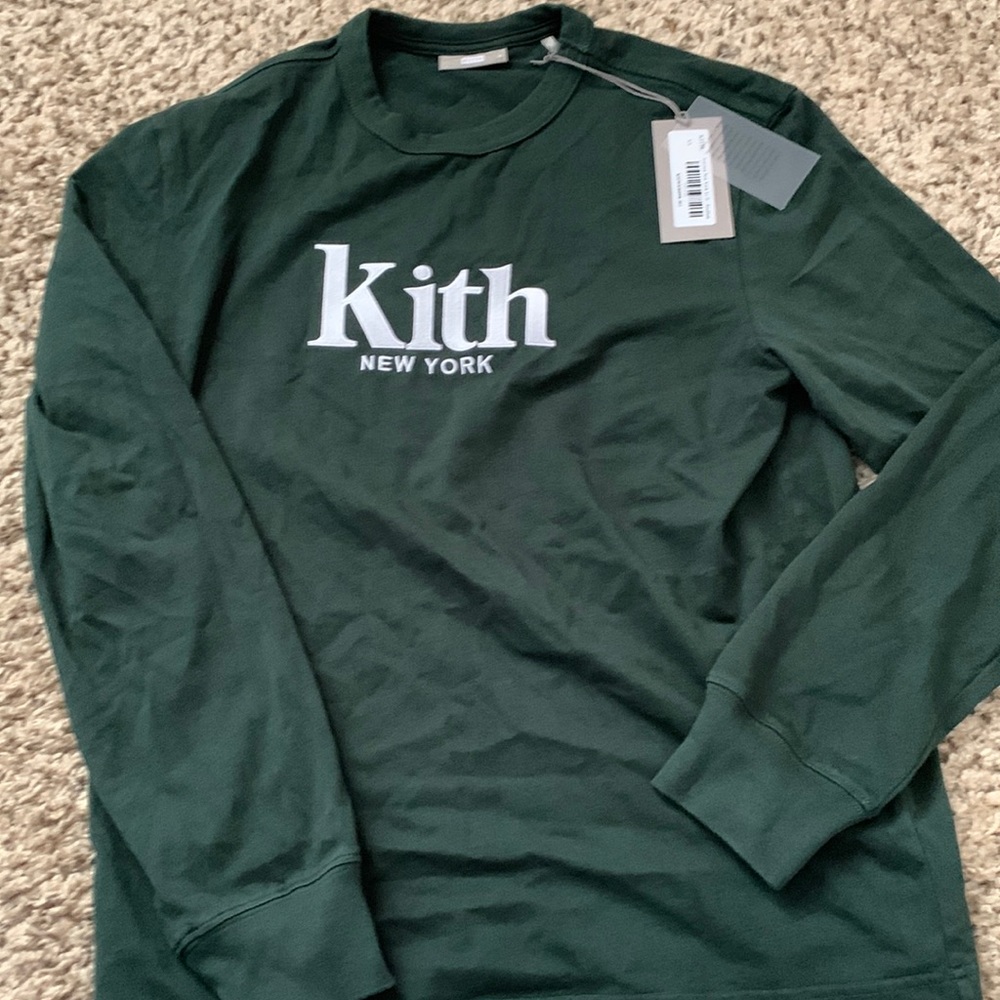 Kith Dark Green Long Sleeve Tee